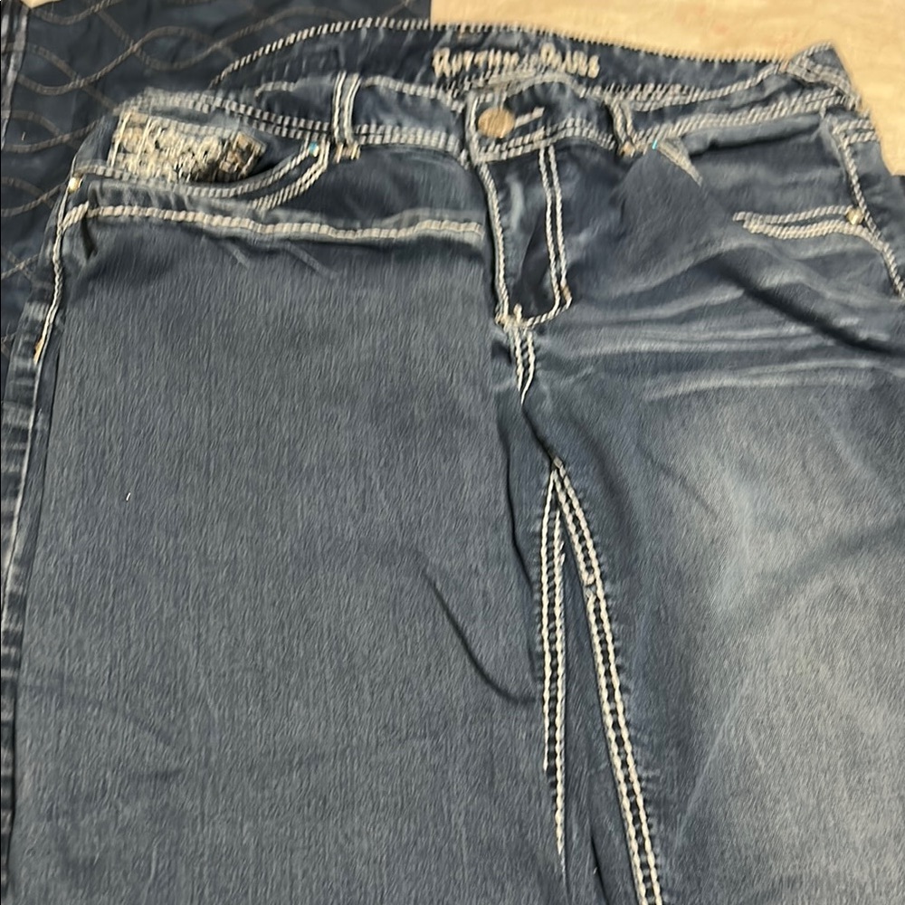 Rhythm Dark Blue Boot Cut Jeans